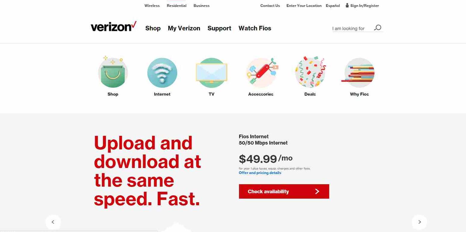 Business Internet Services from Verizon