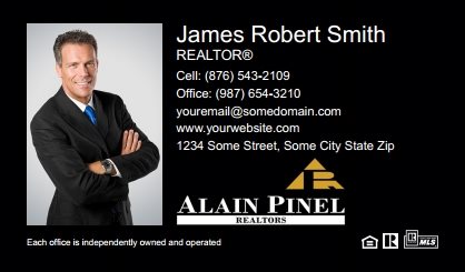 Alain-Pinel-Realtors-Business-Card-Compact-With-Full-Photo-TH07B-P1-L3-D3-Black