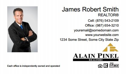 Alain-Pinel-Realtors-Business-Card-Compact-With-Medium-Photo-TH10W-P1-L1-D1-White