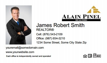 Alain-Pinel-Realtors-Business-Card-Compact-With-Medium-Photo-TH17W-P1-L1-D1-White
