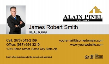 Alain-Pinel-Realtors-Business-Card-Compact-With-Small-Photo-TH01C-P1-L1-D1-White-Others