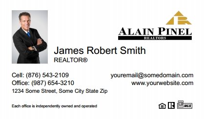 Alain-Pinel-Realtors-Business-Card-Compact-With-Small-Photo-TH01W-P1-L1-D1-White