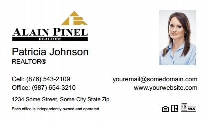 Alain-Pinel-Realtors-Business-Card-Compact-With-Small-Photo-TH02W-P2-L1-D1-White