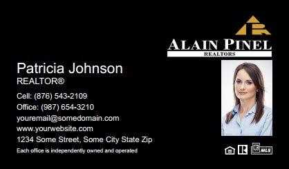 Alain-Pinel-Realtors-Business-Card-Compact-With-Small-Photo-TH06B-P2-L3-D3-Black