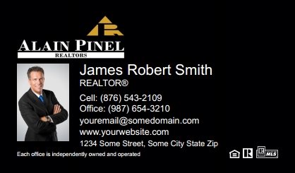Alain-Pinel-Realtors-Business-Card-Compact-With-Small-Photo-TH12B-P1-L3-D3-Black
