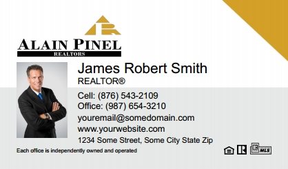Alain-Pinel-Realtors-Business-Card-Compact-With-Small-Photo-TH12C-P1-L1-D1-White-Others