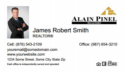 Alain-Pinel-Realtors-Business-Card-Compact-With-Small-Photo-TH14W-P1-L1-D1-White