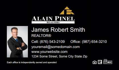Alain-Pinel-Realtors-Business-Card-Compact-With-Small-Photo-TH16B-P1-L3-D3-Black