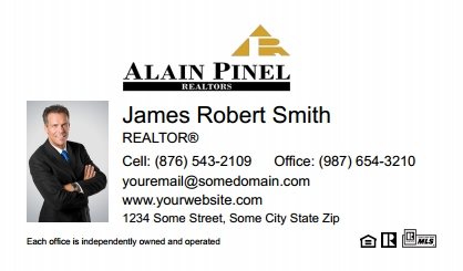 Alain-Pinel-Realtors-Business-Card-Compact-With-Small-Photo-TH16W-P1-L1-D1-White