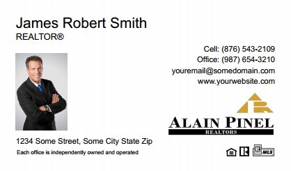 Alain-Pinel-Realtors-Business-Card-Compact-With-Small-Photo-TH21W-P1-L1-D1-White