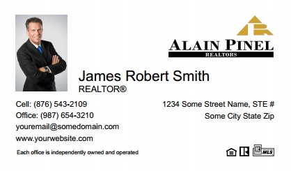 Alain-Pinel-Realtors-Business-Card-Compact-With-Small-Photo-TH27W-P1-L1-D1-White