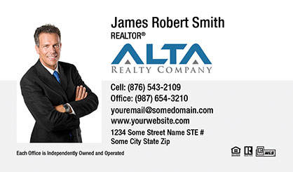 Alta Realty Business Card Labels ARC-BCL-001