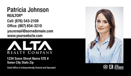 Alta Realty Business Card Labels ARC-BCL-006