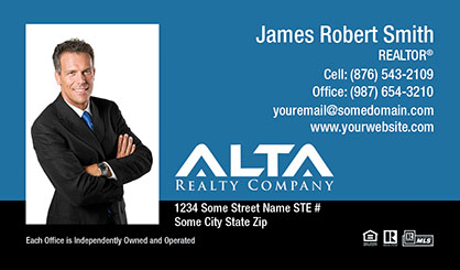 Alta Realty Business Card Labels ARC-BCL-007