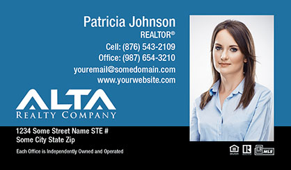 Alta Realty Business Card Labels ARC-BCL-008