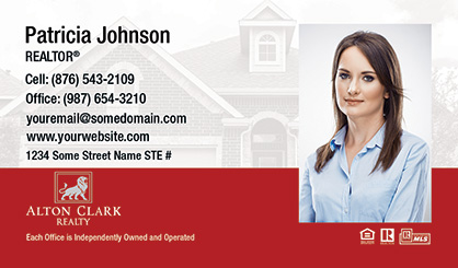 Alton-Clark-Business-Card-Core-With-Full-Photo-TH68-P2-L3-D3-Red-White-Others