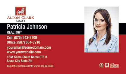 Alton-Clark-Business-Card-Core-With-Medium-Photo-TH52-P2-L1-D3-Red-Black-White