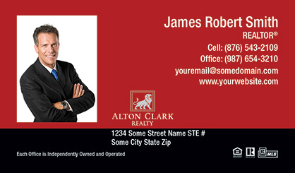 Alton-Clark-Business-Card-Core-With-Medium-Photo-TH54-P1-L3-D3-Red-Black