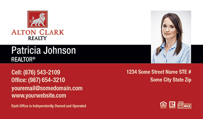 Alton-Clark-Business-Card-Core-With-Small-Photo-TH52-P2-L1-D3-Red-Black-White