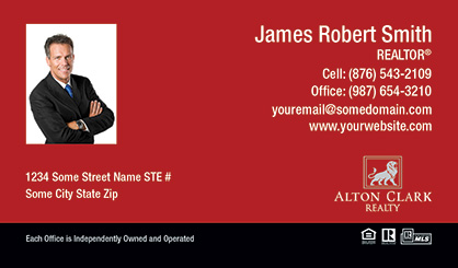 Alton-Clark-Business-Card-Core-With-Small-Photo-TH54-P1-L3-D3-Red-Black