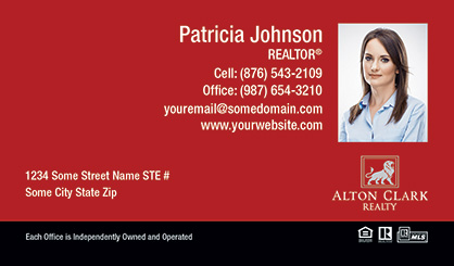 Alton-Clark-Business-Card-Core-With-Small-Photo-TH54-P2-L3-D3-Red-Black