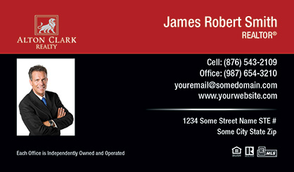 Alton-Clark-Business-Card-Core-With-Small-Photo-TH60-P1-L3-D3-Red-Black
