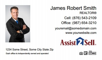 Assist2Sell-Business-Card-Compact-With-Medium-Photo-TH20W-P1-L1-D1-White