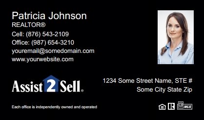 Assist2Sell-Business-Card-Compact-With-Small-Photo-TH05B-P2-L3-D3-Black
