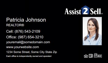 Assist2Sell-Business-Card-Compact-With-Small-Photo-TH06B-P2-L3-D3-Black