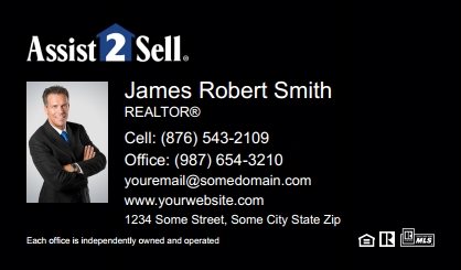 Assist2Sell-Business-Card-Compact-With-Small-Photo-TH12B-P1-L3-D3-Black