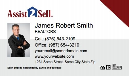 Assist2Sell-Business-Card-Compact-With-Small-Photo-TH12C-P1-L1-D1-White-Red-Others