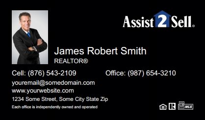 Assist2Sell-Business-Card-Compact-With-Small-Photo-TH15B-P1-L3-D3-Black