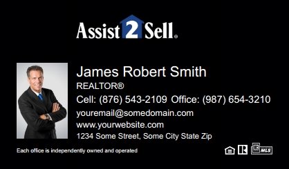 Assist2Sell-Business-Card-Compact-With-Small-Photo-TH16B-P1-L3-D3-Black