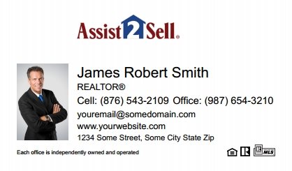 Assist2Sell-Business-Card-Compact-With-Small-Photo-TH16W-P1-L1-D1-White