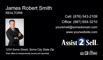 Assist2Sell-Business-Card-Compact-With-Small-Photo-TH21B-P1-L3-D3-Black