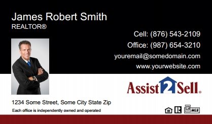 Assist2Sell-Business-Card-Compact-With-Small-Photo-TH21C-P1-L1-D1-Black-Red-White
