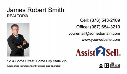 Assist2Sell-Business-Card-Compact-With-Small-Photo-TH21W-P1-L1-D1-White