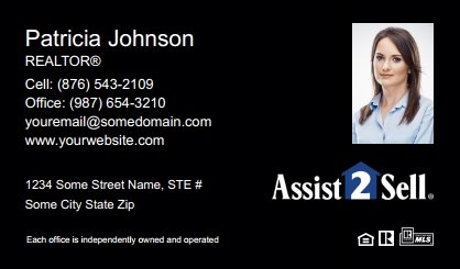 Assist2Sell-Business-Card-Compact-With-Small-Photo-TH23B-P2-L3-D3-Black