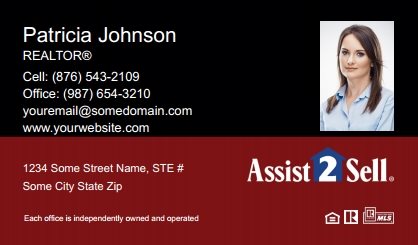 Assist2Sell-Business-Card-Compact-With-Small-Photo-TH23C-P2-L3-D3-Black-Red