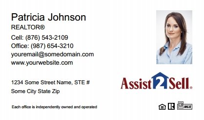 Assist2Sell-Business-Card-Compact-With-Small-Photo-TH23W-P2-L1-D1-White