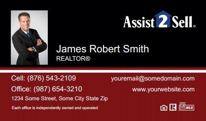 Assist2Sell-Business-Card-Compact-With-Small-Photo-TH25C-P1-L3-D3-Black-Red-White