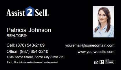 Assist2Sell-Business-Card-Compact-With-Small-Photo-TH26B-P2-L3-D3-Black