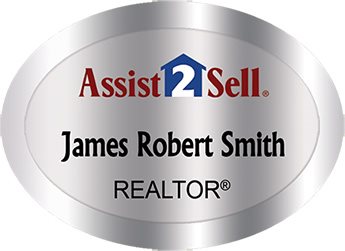 Assist2Sell Name Badges Oval Silver (W:2