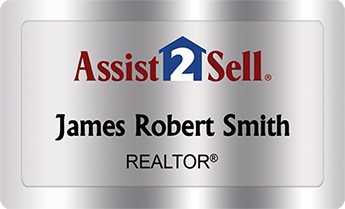 Assist2Sell Name Badges Silver (W:2