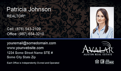 Avalar-Business-Card-Core-With-Small-Photo-TH61-P2-L3-D3-Blue-Black-Others