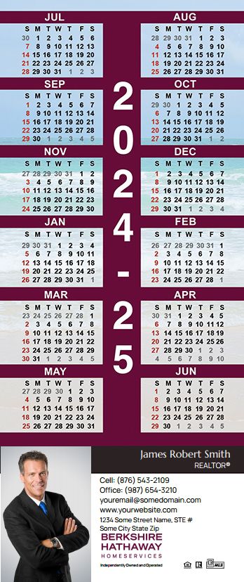 Berkshire Hathaway Calendar Magnet 3.5X8 BH-CALMAG3585-019