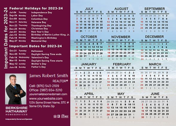 Berkshire Hathaway Calendar Magnet 4.25X6 BH-CALMAG4256-019