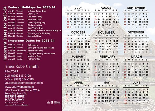 Berkshire Hathaway Calendar Magnet 4.25X6 BH-CALMAG4256-022