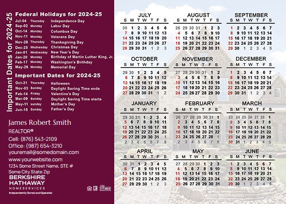 Berkshire Hathaway Calendar Magnet 4.25X6 BH-CALMAG4256-022