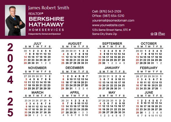 Berkshire Hathaway Calendar Magnet 4.25X6 BH-CALMAG4256-025